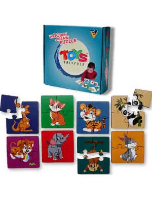 Wooden Animal Jigsaw Puzzle 32 Pieces