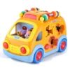 YAMAMA Multi Activity School Bus with Light & Music Multicolor