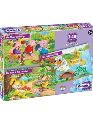 Favourite Stories 3 in 1 Jigsaw Puzzles Multicolor (144 Pieces) for kids above 6+ Years 15701