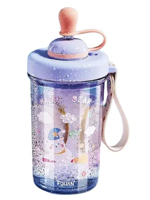 Sipper Tumbler Bottle Purple 500 ml