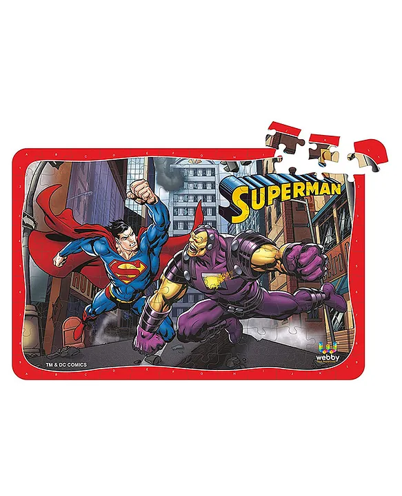 Superman Vs Mongul Jigsaw Puzzle Multicolour 108 Pieces