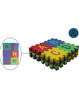 Tiny Tycoonz Interlocking Alphabet and Numbers Mat 36 Pieces