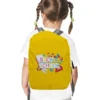 Right Gifting Back To School Water Repellent Text Print Backpack Rain Cover Yellow