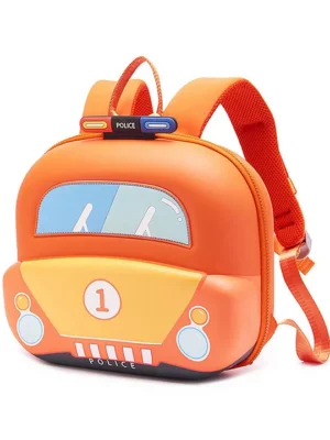 Little Surprise Box Police Joyride Kids Backpack Orange 11 inches