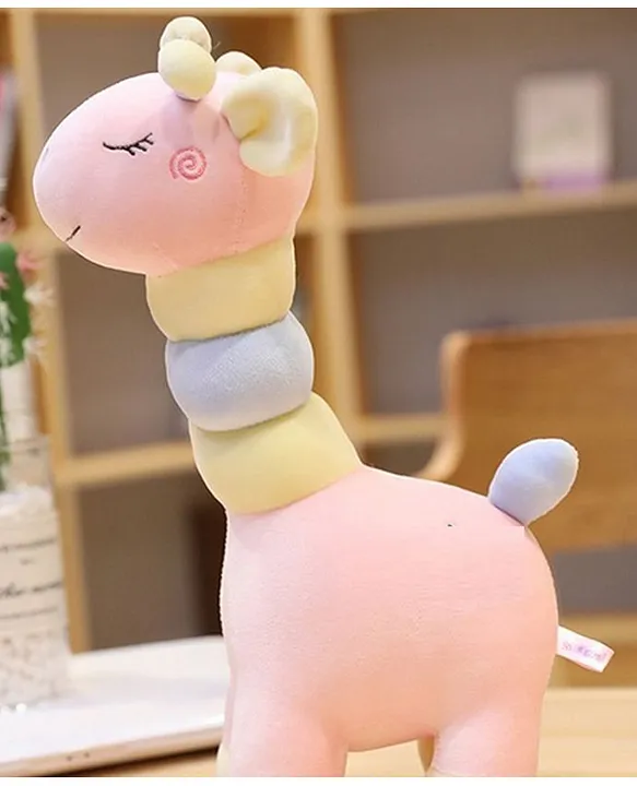 Little Hunk Colourful Henry Giraffe Plush Toy Height 30 cm Color May Vary
