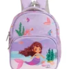 VISMIINTREND Vismiintrend Mermaid Print School Bag for Kids Purple 12 Inches