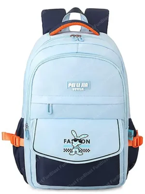 FunBlast Large Capacity Backpack for School and College Students Blue Height 46 cm
