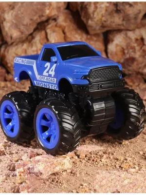 Monsto Friction Monster Truck Toy Blue