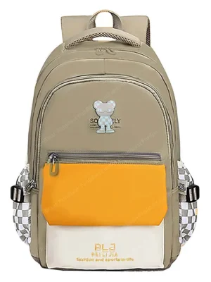 FunBlast Multipurpose School Bag Brown 18 Inches