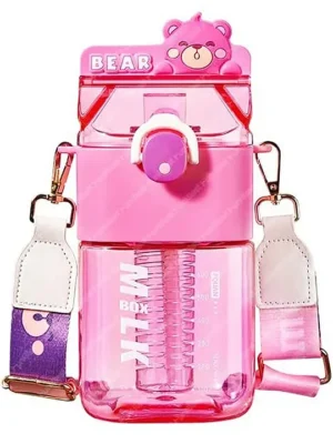 Cute Bear Water Bottle with Sipper 950 ml