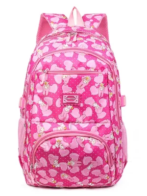 Tinytot 26 Litre Stylish & Trendy Water Resistant High Storage Backpack Pink 18 Inch