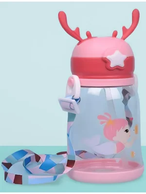 Mihar Essentials Straw Sipper Red 600ml