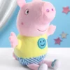 Peppa Pig George Blue Smiley Plush Soft Toy Yellow Height 30 cm
