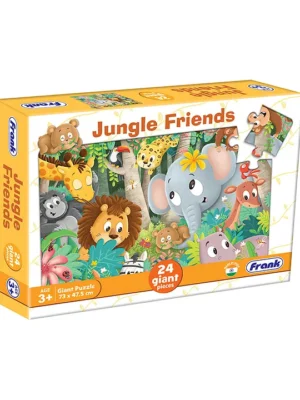 Jungle Friends Giant Floor Puzzle (24 Pieces) for kids above 4+ Years 15304