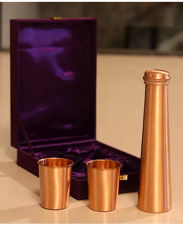 Copper Bottle set 950 ml