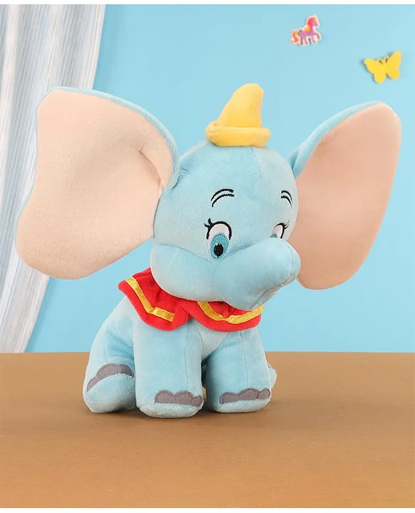 Classic Dumbo Soft Toy Blue Height 26.5 cm