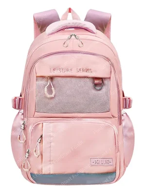 FunBlast Casual Backpack for Boys & Girls Peach Height 18 Inch
