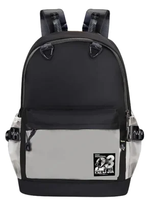 FunBlast Casual Backpack for Boys & Girls Black & Grey Height 18 Inch