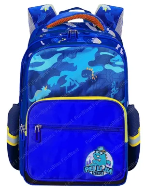 FunBlast Casual Bag For Boys & Girls School College Bag Blue 16.14 Inch