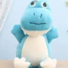 Plushy Cart Musical Jumping Buddy Dino Blue Height 20.5 cm