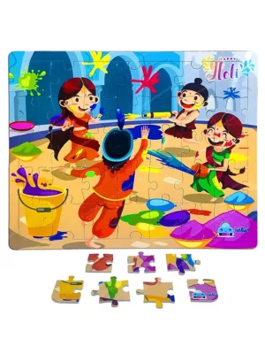 Indian Festivals Jigsaw Puzzles for Kids 35 Pcs (Holi)