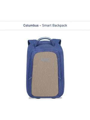 Carriall Columbus Smart Backpack Beige 18 inches