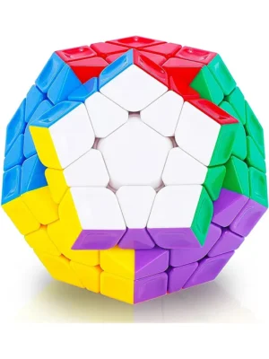 Sanjary Megaminx Cube Puzzle Multicolor (Color May Vary)