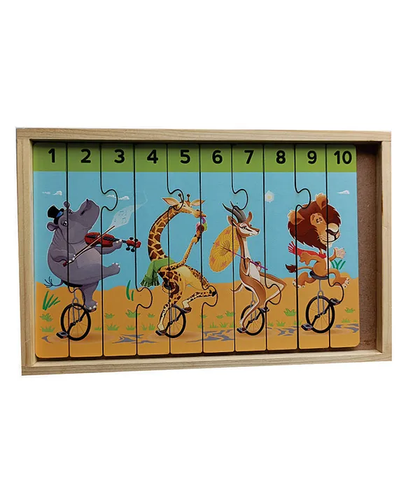 My first learning puzzle sequence number 110 20 Pieces Multicolor