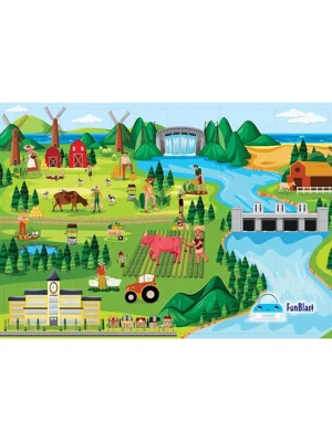 Farming Life Theme Jigsaw Puzzle 24 Pieces
