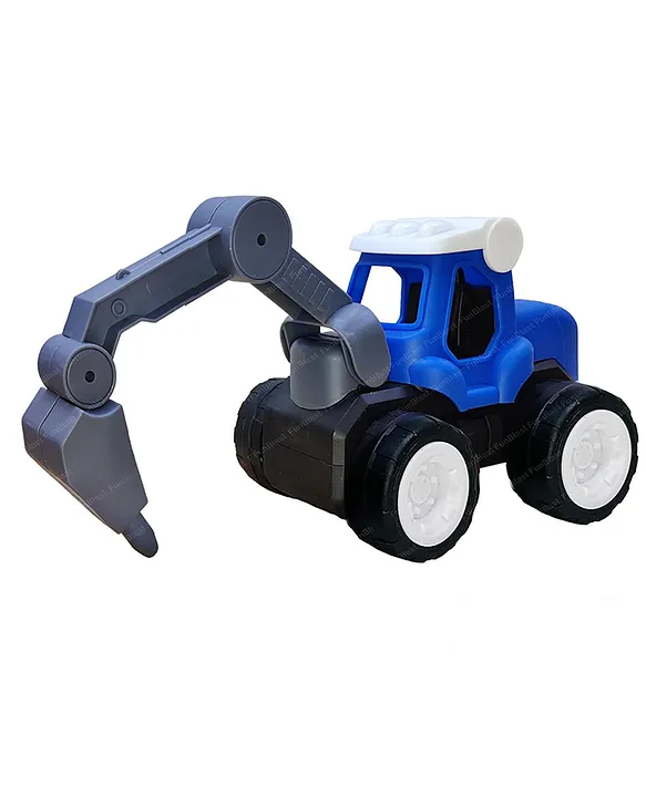 FunBlast Construction Vehicle Toy Road Digger Blue