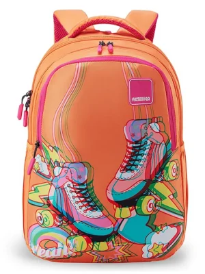American Tourister Ollie 3.0 Backpack Glyph Orange 17.5 Inches
