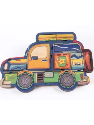 Wooden Car Puzzle 34 Pieces