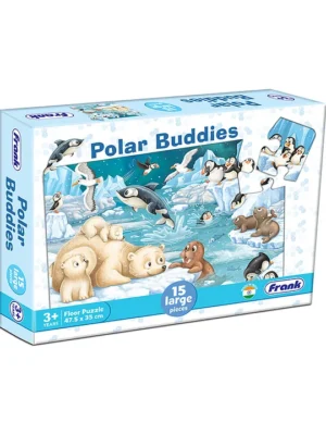 Polar Buddies Floor Puzzles Blue (15 Pieces) for kids above 6+ Years 15206