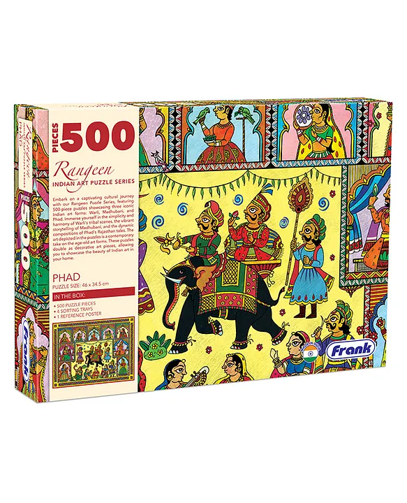 Phad Rangeen Indian Art Jigsaw Puzzle (500 Pieces) for kids above 6+ Years 33930
