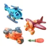 FunBlast Assembling Vehicle Toys with Screwdriver Pack of 3 Multicolor