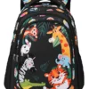 Frantic Premium Quality Black Animal Bag for Kids 17 Inches