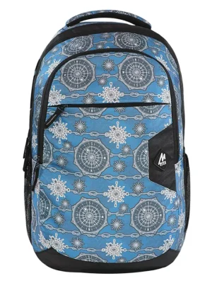 MIKE BAGS Mike Splendid Laptop Backpack Teal Blue Height 18 Inches