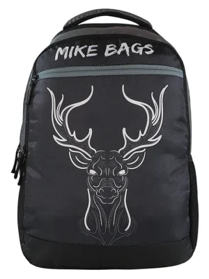 MIKE BAGS Mike Swiddle Backpack Black Height 18 Inches