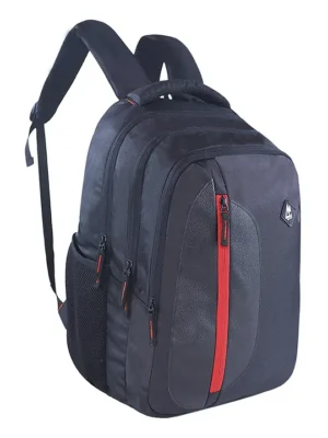 MIKE BAGS Mike Storm Laptop Backpack Black Height 18 Inches