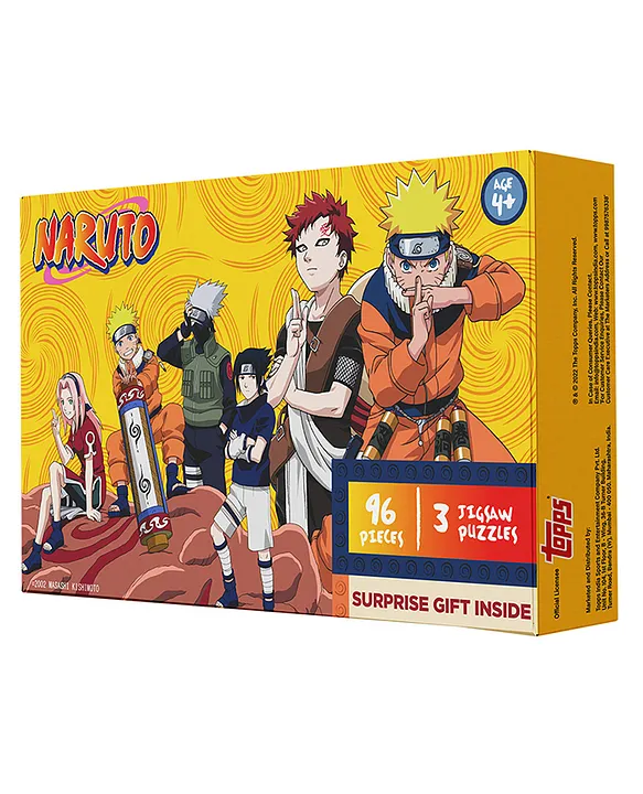 3 in 1 Naruto Jigsaw Puzzles (96 pieces)