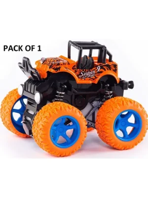 Vinmot Unbreakable Friction Powered Mini Monster 4 Wheel Push Toys Any 1 Pcs