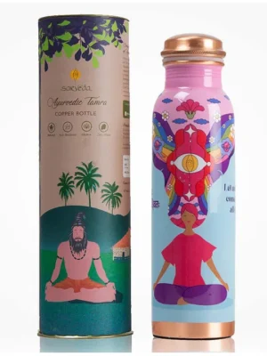 Pink Noble Light 500 ml Copper Bottle