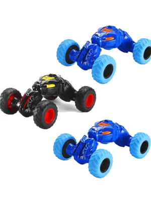 ADKD Friction Powered Monster Theme Telescopic Pull Back Car Toy Pack of 3 (Color May Vary)