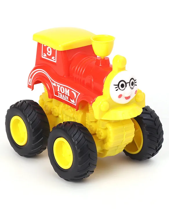 Monsto Friction Powered Tom Train Toy Yellow