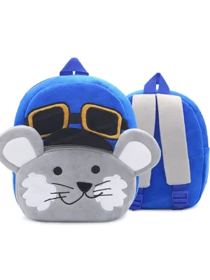 Bunie Cute Mouse Theme Small Backpack for Kids Multicolor 6.6 Inches