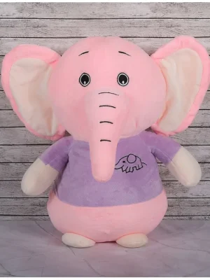 Dukiekooky Super Cute & Adorable Pink Elephant Soft Toy Height 40 cm