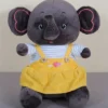 Dukiekooky Super Cute & Adorable Black Elephant Soft Toy Height 30 cm