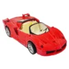 Bunie Realistic Small Size Die Cast Metal Car Pull Back Toy for Kids Red