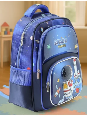 Fab N Funky Space Theme School Backpack Blue 16 Inches