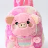 Play Nation Soft Toy Bag with Piggy Applique Height 15 Inches